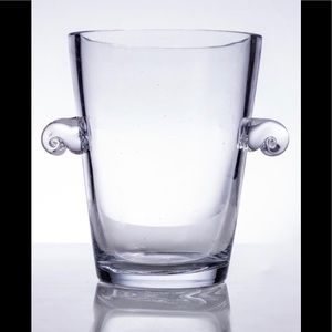 Vera Wang Heavy Glass Ice/Wine Bucket or Vase